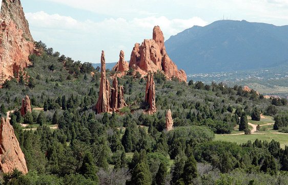 Garden of the Gods rock formations