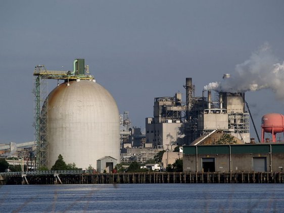 Industrial plants in Georgetown, South Carolina