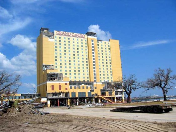Grand Casino, Gulfport, after Hurricane Katrina