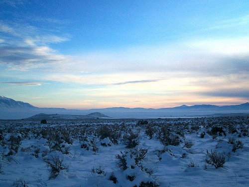 Great Basin, Utah, in winter