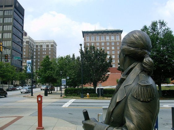 Statue of Nathaniel Greene in Greenville, South Carolina