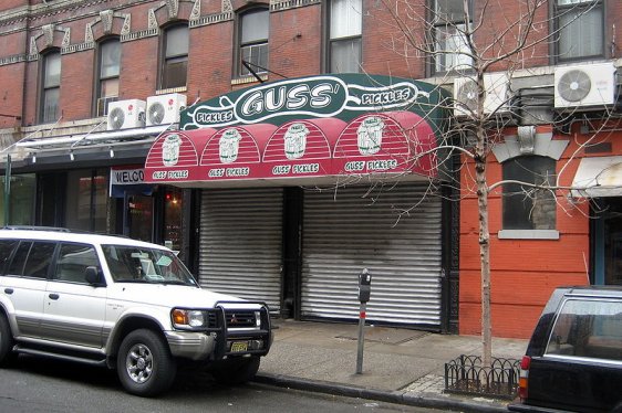 Guss' Pickles on Orchard Street, New York City