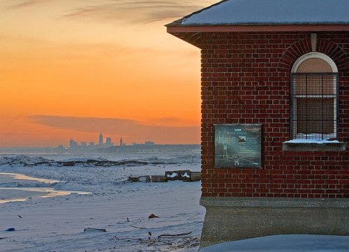 Huntington Beach in winter, Ohio