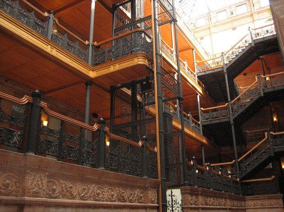 Interior of Bradbury Building