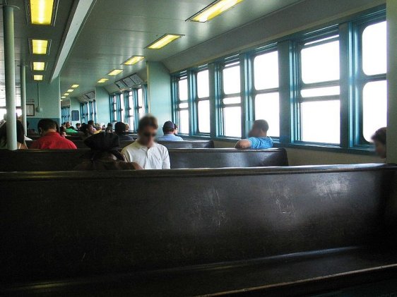 Interior of the Staten Island Ferry