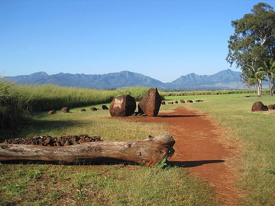 Kukaniloko Birth Site, listed on the National Register of Historic Place, Oahu