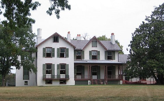 Lincoln Cottage, during restoration of 2007