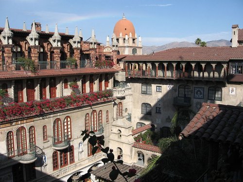 The Spanish Wing of Mission Inn in Riverside