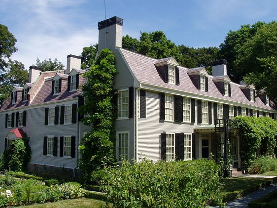 The Old House, Quincy, where four generations of the Adams family once lived