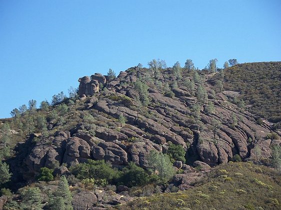 Pinnacles rock formations