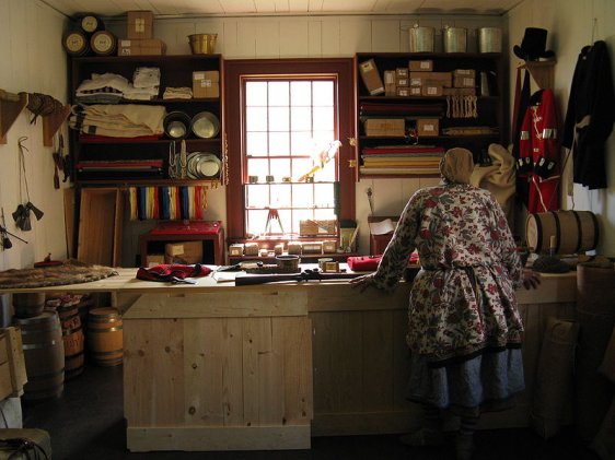 Reconstructed trade shop, Grand Portage National Monument