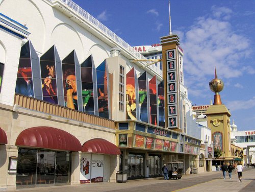 Broadwalk entrance to Resorts, Atlantic City