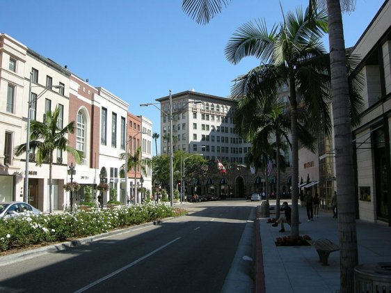 Rodeo Drive near Wilshire Boulevard