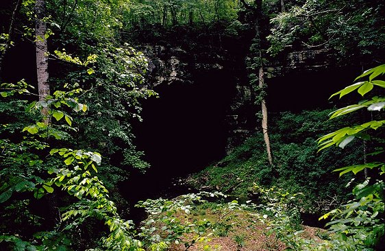 Russell Cave entrance