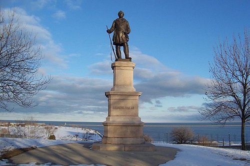 Solomon Juneau Memorial Statue, Milwaukee