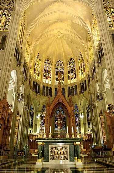 Interior of St Mary's Cathedral Basilica of the Assumption, Covington