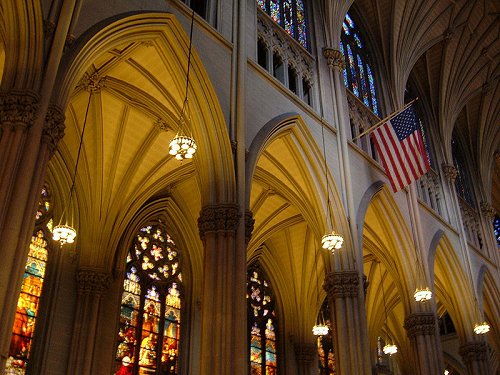 Interior of St Patrick's Cathedral, Manhattan