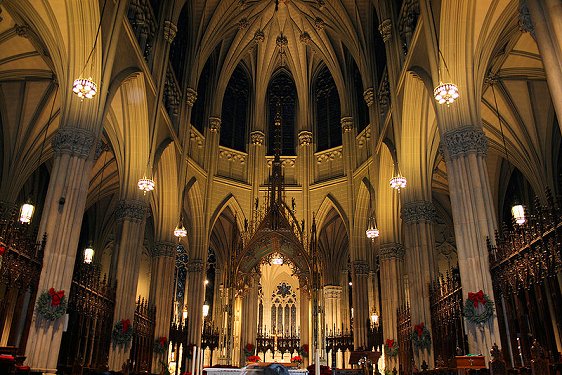 St. Patrick's Cathedral's nave