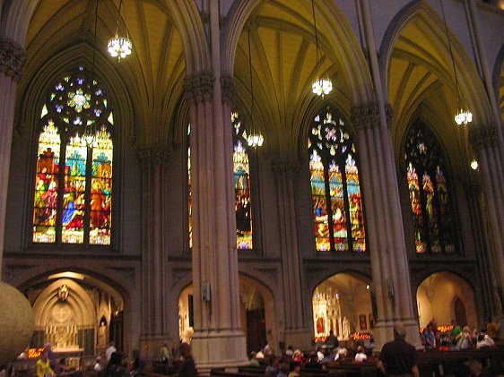 Stained-glass windows, St. Patrick's Cathedral