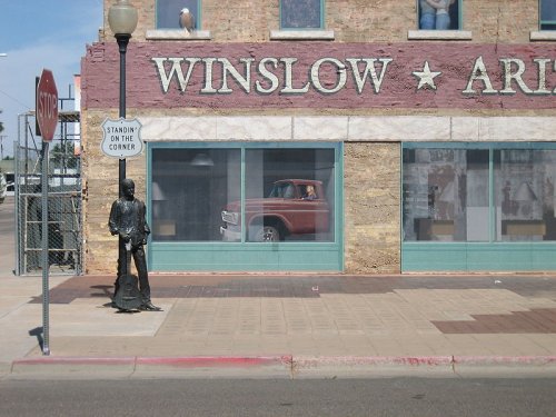 Standin' On The Corner Park, in Winslow, Arizona