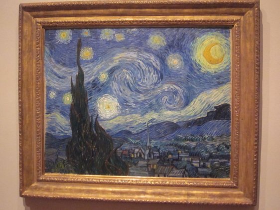 Starry Night by Vincent Van Gogh at the Museum of Modern Art