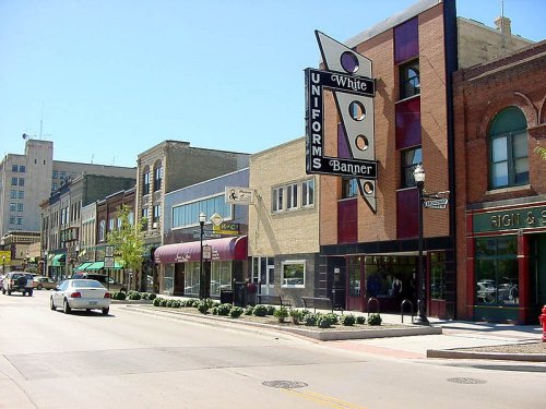 Street in downtown Fargo