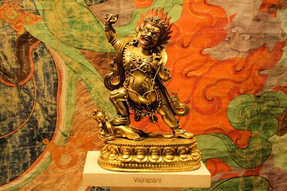 Tibetan deity Vajrapani at the American Museum of Natural History