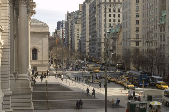 View of Fifth Avenue from the Met