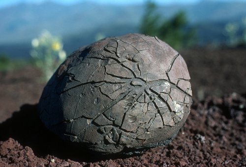 Volcanic Bomb at Craters of the Moon National Monument, Idaho
