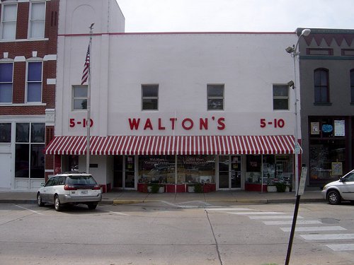 Walton's Five and Dime, now the Wal-Mart Visitors Center