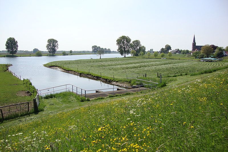 River Maas in Appeltern, Gelderland