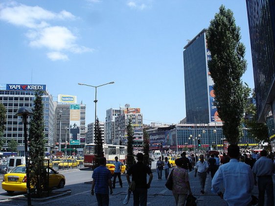 Kızılay Square in downtown Ankara