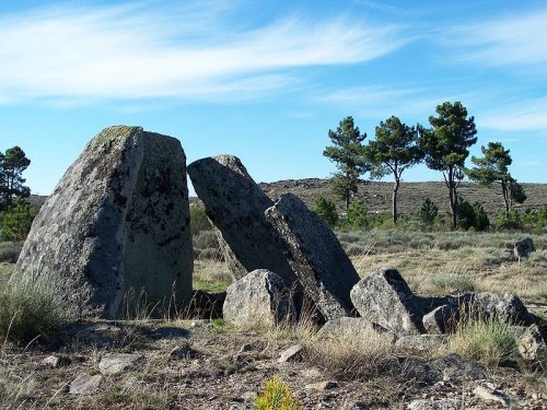 Lameira de Cima megalithic necropolis in Penedono, Portugal