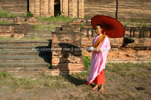 Nun at the Mingun Pagoda