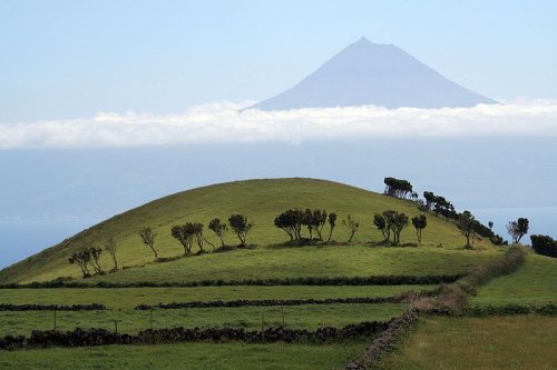 Mount Pico, as seen from São Jorge, the Azores