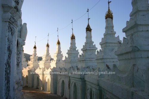 Spires of Mya Theindan Pagoda