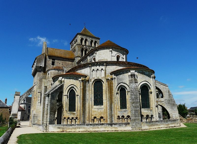 Saint-Jourin-de-Marnes Abbey in Deux-Sèvres, France