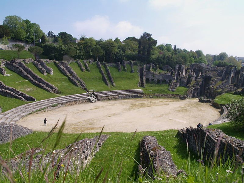 Saintes Amphitheatre in Charente-Maritime, France