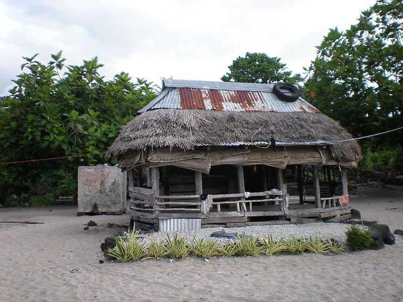 A Samoan fakei'o (thatched home)