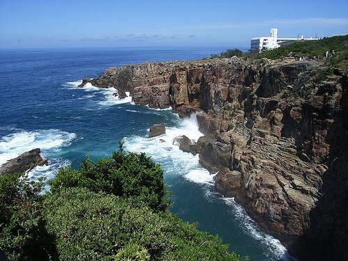 Sandanbeki coastline in Shirahama, Wakayama Prefecture