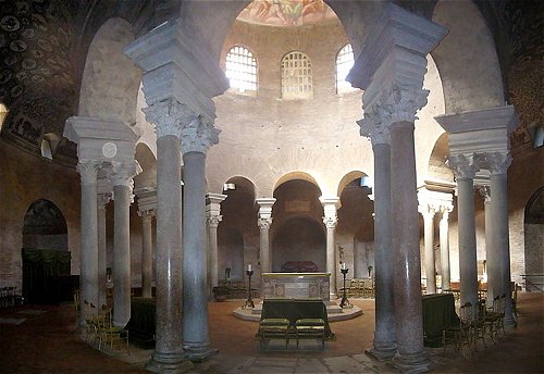Interior of Santa Costanza, Rome