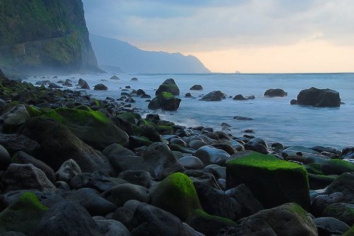 Evening at São Vicente Beach, Madeira