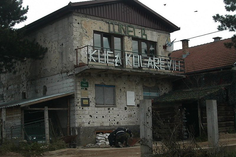 Sarajevo Tunnel entrance, now the Sarajevo Tunnel Museum