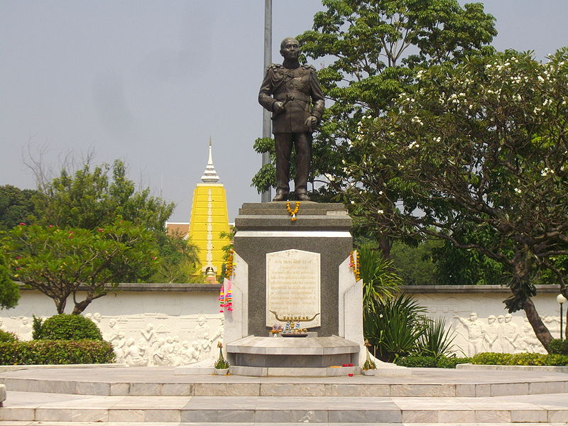 Monument to Sarit Dhanarajata, a former Prime Minister of Thailand in Khon Kaen