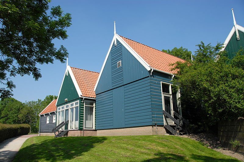 Houses in Schokland, Flevoland