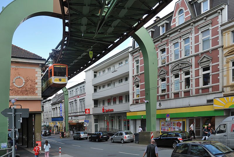 The Schwebebahn in Wuppertal