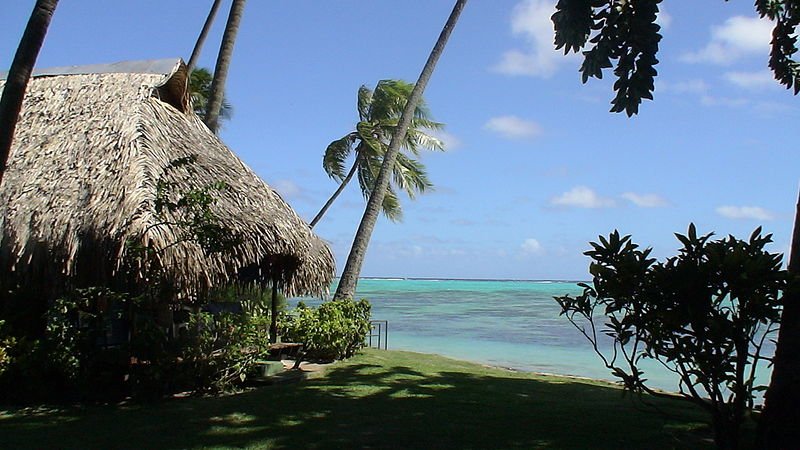 Seaside view at Tahiti
