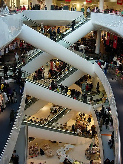Interior of Selfridges Birmingham
