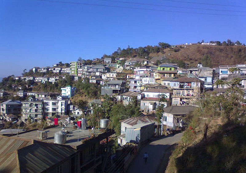 Serchhip town in Mizoram