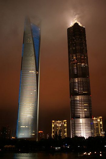 Shanghai World Financial Center and Jin Mao Tower